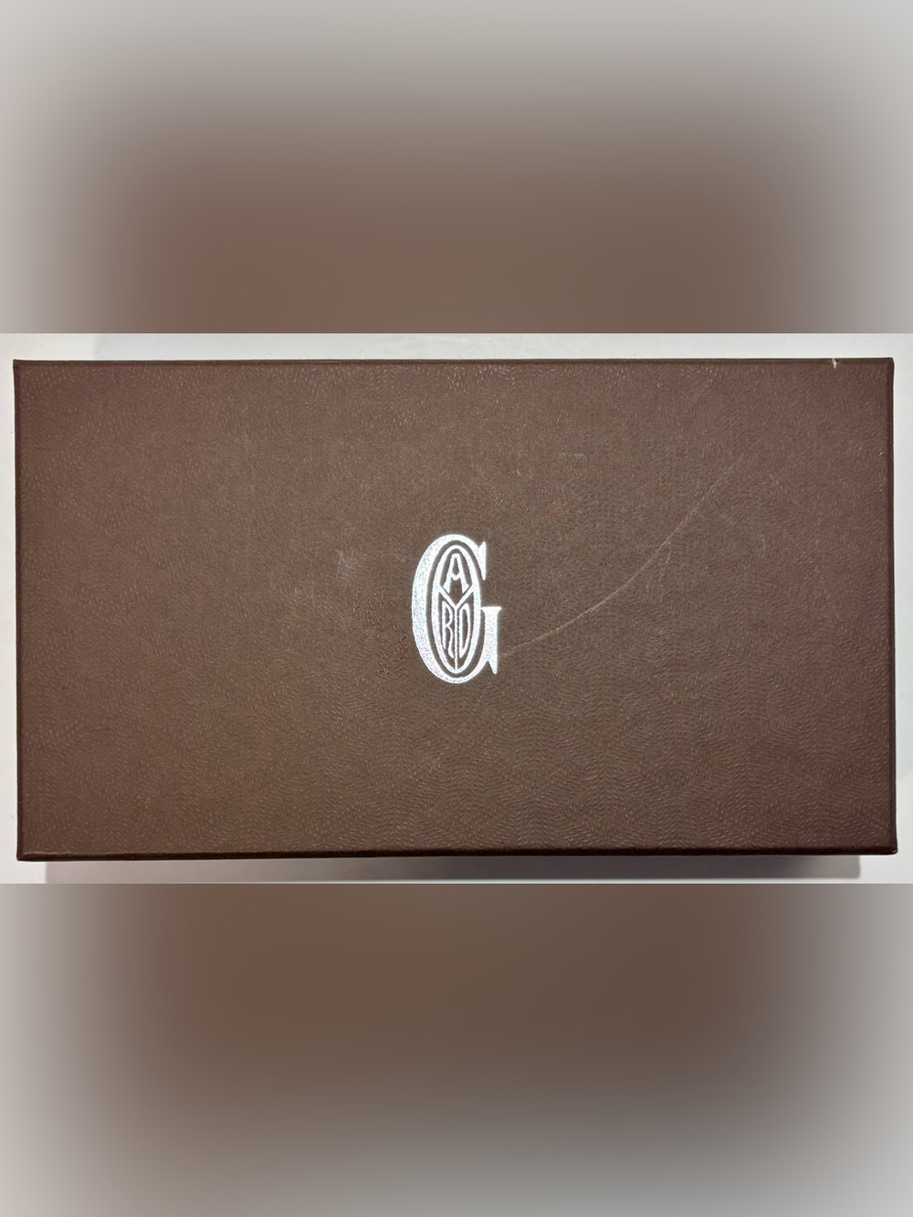 Goyard Empty Box with Yellow Flannel Fabric Wrap